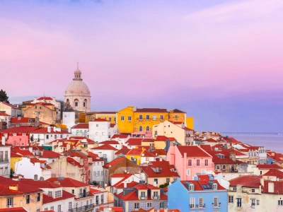 Coucher de soleil sur Alfama
